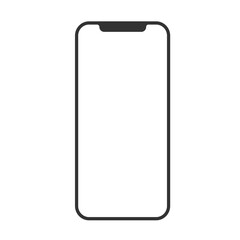 3d high quality vector smartphone mockups. Ultra realistic mobile device UI UX mockup for presentation template. Cellphone frame with blank screen isolated templates. 3d isometric illustration