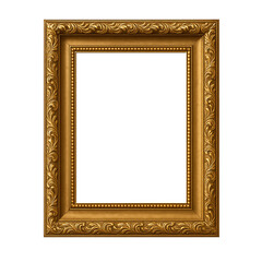 Fototapeta premium Colorful Ornate Floral Frame with Transparent Background for Digital Design Vibrant Decorative Border with Gold Details and Floral Pattern for Invitations Elegant Multicolor Ornamental Frame for Pos