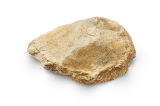 Stone isolated on transparent background