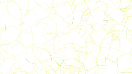 Abstract image of light yellow lines connecting against a white background perfect for use as a background texture or graphic element in digital