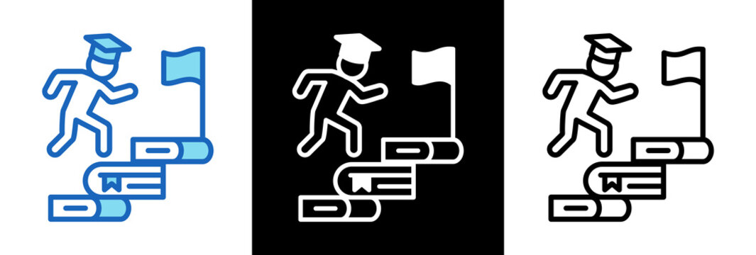 Academic Performance triplestyle icon