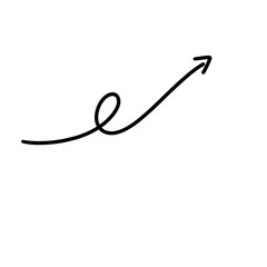 Black wire arrow elements graphic