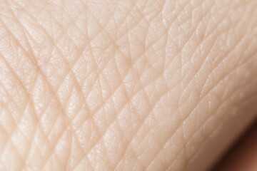 Macro close-up of human skin texture with natural lines and pores
