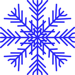 Snowflake snow freeze winter thin line outline icon. Snowflakes thin line icon set. Snowflake Simple illustration