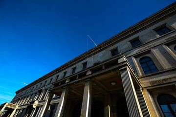 University of Music and Performing Arts Munich – Historic Architecture under Blue Sky