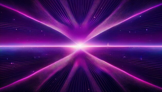 creative glowing purple metaverse space background