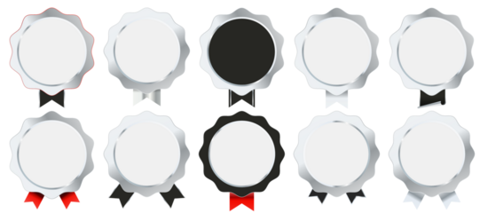 Shiny silver badge and label pack with luxury metallic frames, polished chrome accents, and refined decorative ornaments ideal for premium product packaging and high-end brand visuals
