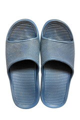 blue beach slides isolated on white background