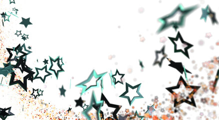 Abstract background of floating stars for celebrations or any design. Perfect for parties, holidays, invitations, and creative projects. Ideal d