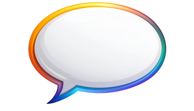 A realistic PNG of a chat bubble with a clean speech icon shape and smooth outline.
Perfect for messaging app designs, social media graphics, UI elements, and communication themes.