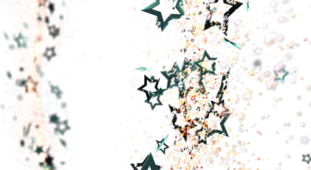 Elegant abstract image of star formations with bokeh effect, perfect for backgrounds and designs. Ideal for celebrations or artistic projects.