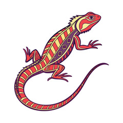 Lizard Color Vector 