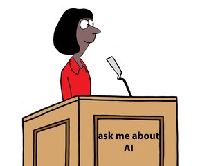 Black Speaker ON AI