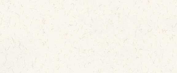 Natural ecru paper fiber texture background with tiny colored speckles for design or decorative use, blank and rough surface wallpaper