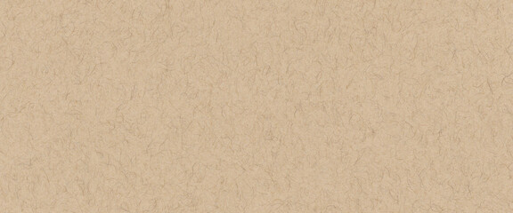 Brown paper texture with natural fiber inclusion. Abstract pattern of recycled cardboard for background design, craft, and art projects