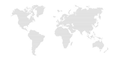 World map stripe. World map vector