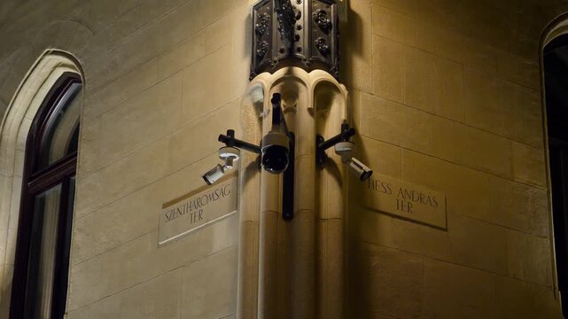Surveillance cameras between Szenth&aacute;roms&aacute;g t&eacute;r and Hess Andr&aacute;s t&eacute;r