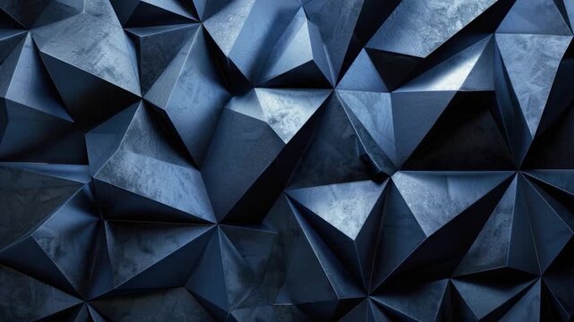 Video A close-up view of a wall made up of triangular shapes, suitable for use in architectural or design contexts