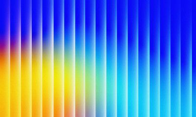 Vibrant Vertical Gradient: Stunning Abstract Art with Blue, Yellow, and Orange Color Blend Wallpaper Background Stripes and Blinds Effect: Modern Digital Graphic Design for Desktop and Mobile Screens