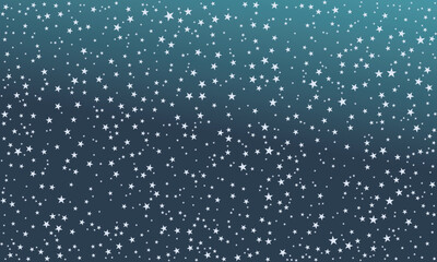 Sapphire Dream Sky – Dark Blue Gradient Background with Sparkling Stars, Space-Inspired Night Wallpaper for Digital, Print, and Web Design