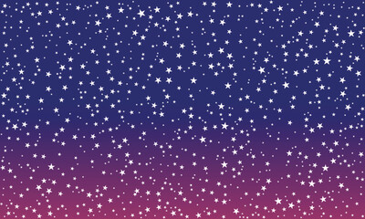 Deep Space Purple Gradient – Starry Galaxy Wallpaper with Violet and Lavender Tones, Elegant Night Sky for Cosmic Design Projects
