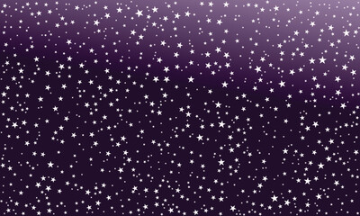 Starlit Horizon – Gradient Sky with Subtle Stars and Deep Blue Tones, Dreamy Night Background for Cosmic, Celestial, and Universe Designs