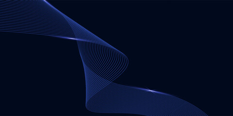 Abstract color wave lines elegant vector illustration background vector