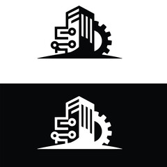 vector illustration of an old house