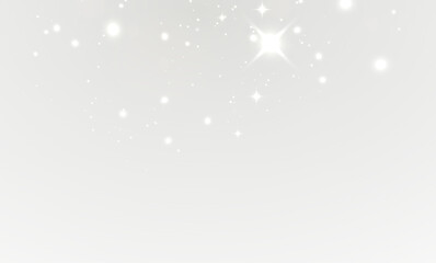 Festive holiday light illustration with glowing golden shimmer and dust.
