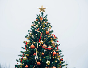 christmas tree with christmas decorations