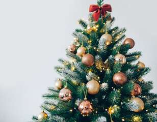 christmas tree with decorations