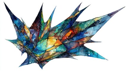 Abstract Colorful Geometric Explosion