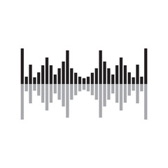 Sound waves vector illustration