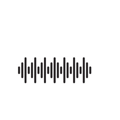 Sound waves vector illustration
