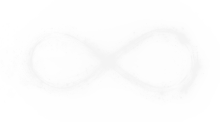 Boundless infinity PNG curve loop illustration with creative symbol, isolated design, and abstract vector.