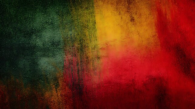 Abstract background featuring the vibrant colors of the mali flag design