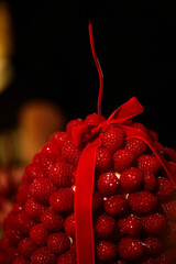 Candles on a birthday cake