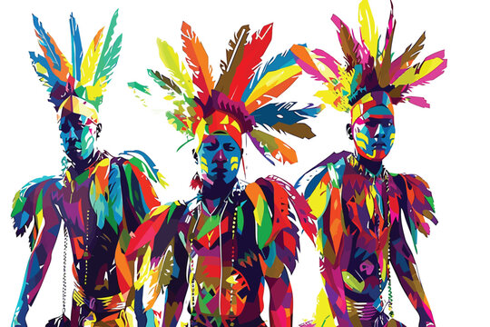 Cologne Carnival isolated