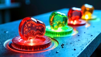 Interactive Art Scene of Technological Components