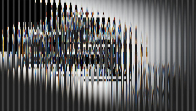 Digital glitch abstract background with distorted pixels effect
