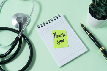 Medical concept with text Thank You