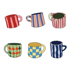 HANDDRAWRN PATTERN CUP MUG 2 © arifulfikri