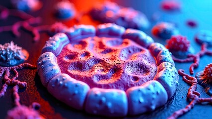 Microbial community art scene