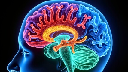 Brain System Art Scene