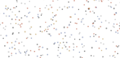 Abstract pattern of colorful dots scattered against a white backdrop. Ideal for digital art, website backgrounds, and design elements. Suitable