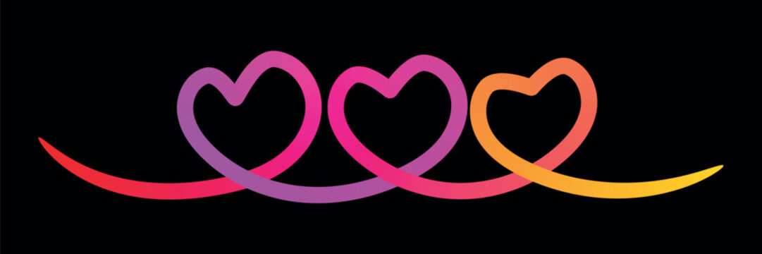 Intertwined hearts symbolize unity affection and connection a celebration of love with vibrant colors creating a harmonious visual representation