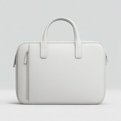 Isolated metal silver briefcase or suitcase with a handle and lock, an iconic business and travel symbol