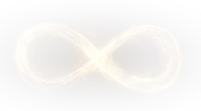 Symbolic 8 PNG isolated infinity illustration.
