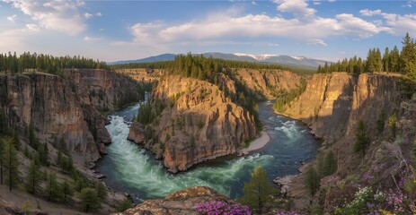 Yellowstone Canyon &ndash; A River of Adventure and Natural Beauty