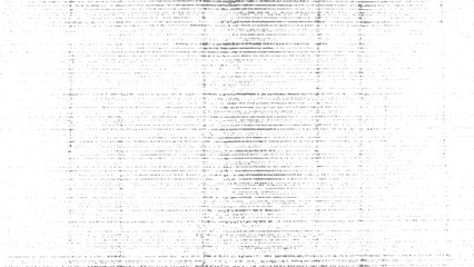 Naklejka premium Distressed uneven background. Grunge texture overlay with fine grains isolated on white background. Black-white, monochrome grunge texture - chaotic, distress, vintage, weathered effect. 